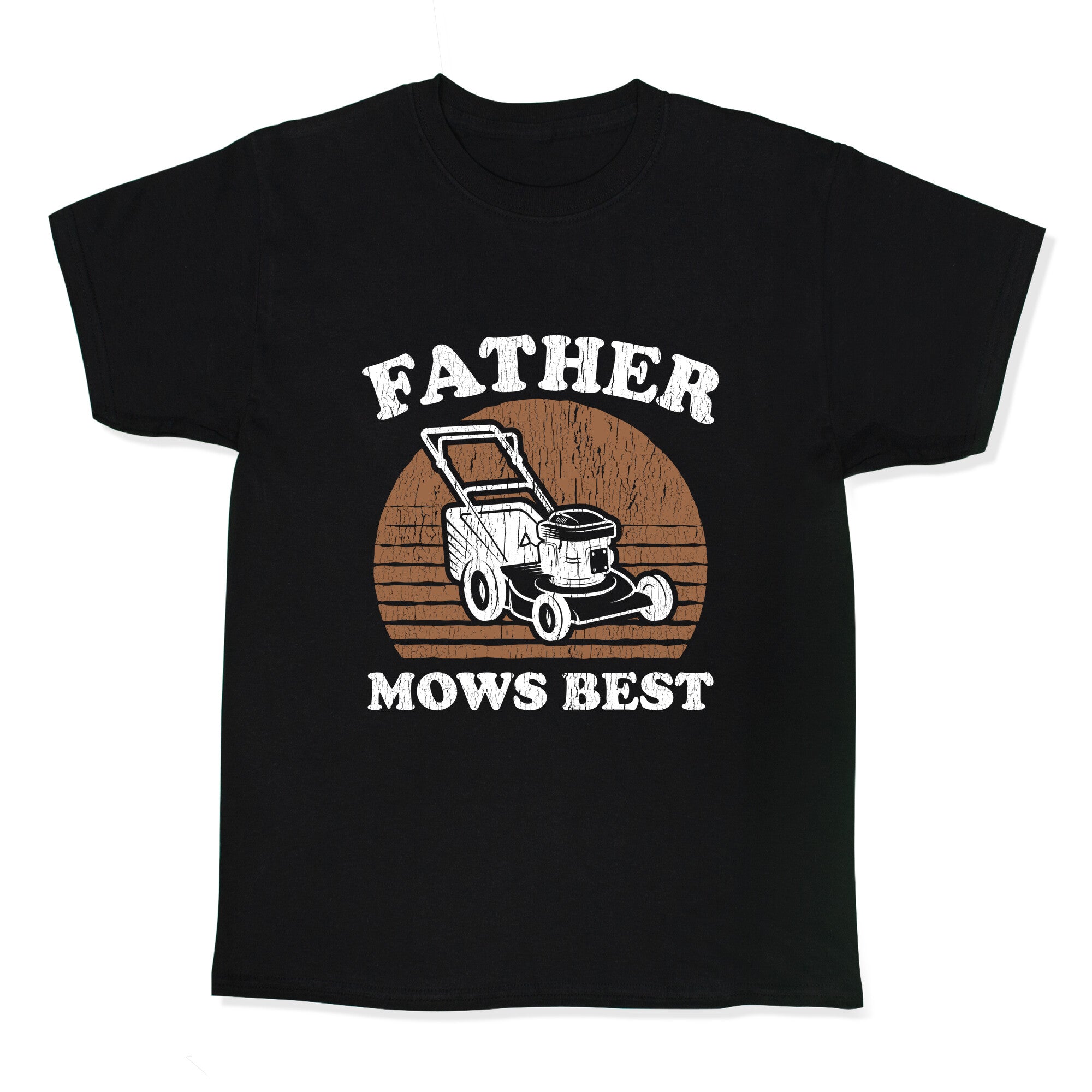 Father Mows Best Fathers Day Kids Tee