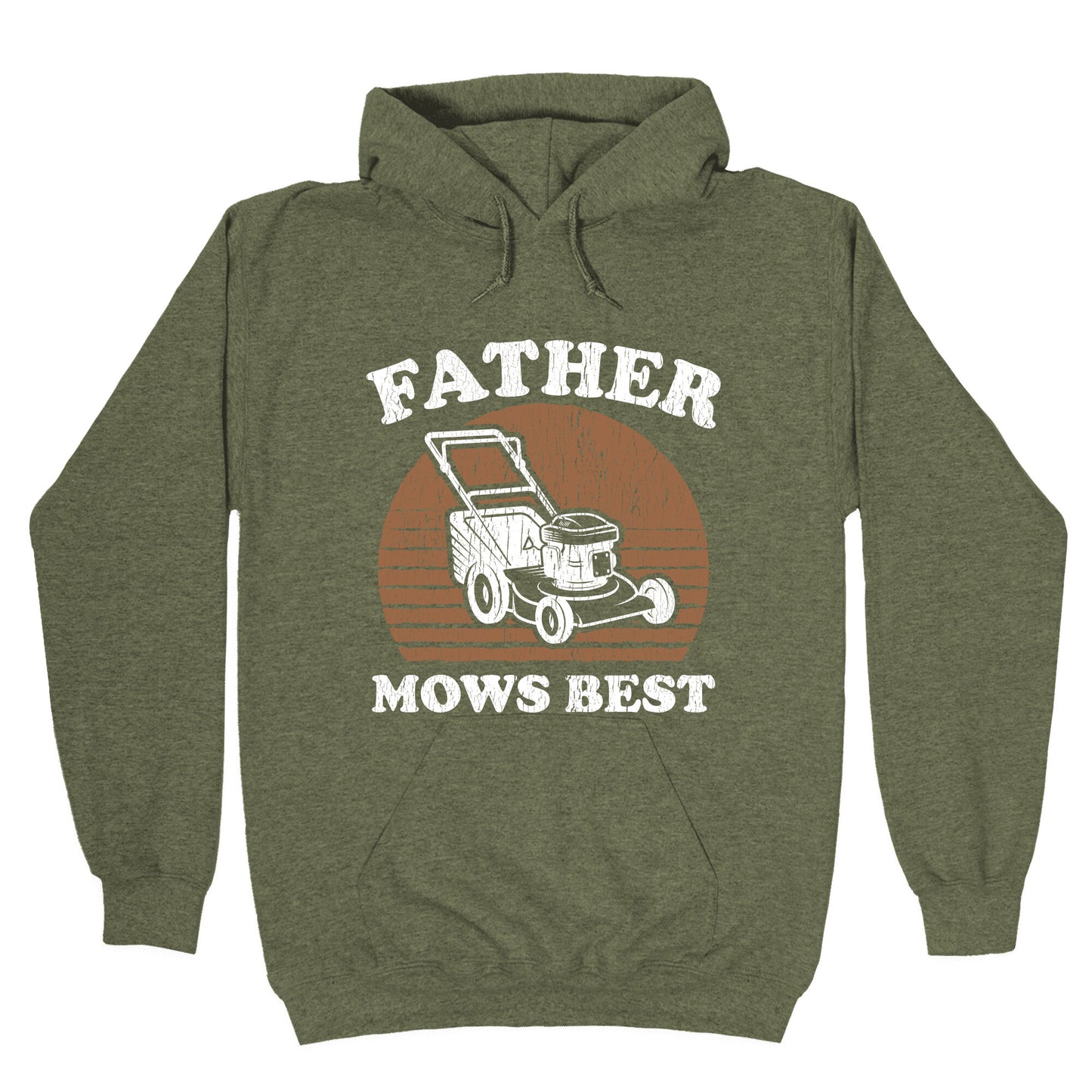 Father Mows Best Fathers Day Hoodie