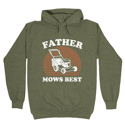 Father Mows Best Fathers Day Hoodie