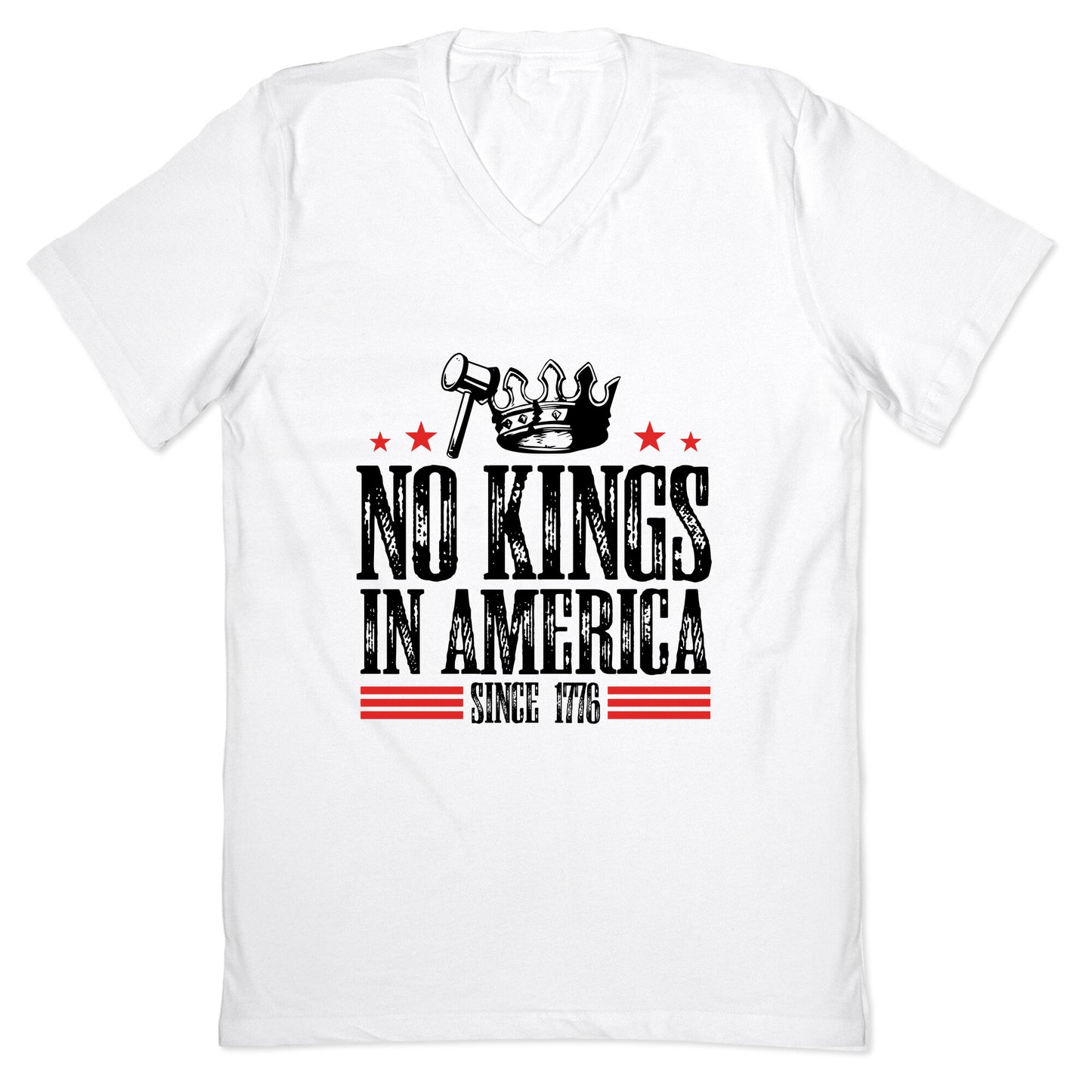 No Kings In America V-Neck