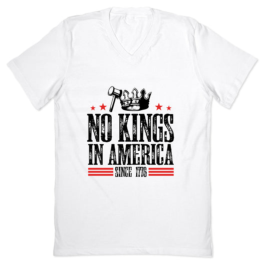 No Kings In America V-Neck