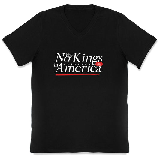 No Kings In America Anti Trump V-Neck