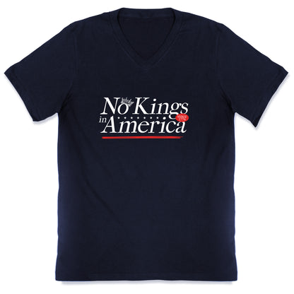 No Kings In America Anti Trump V-Neck