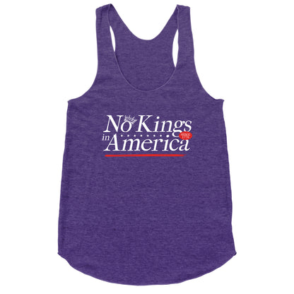 No Kings In America Anti Trump Racerback Tank