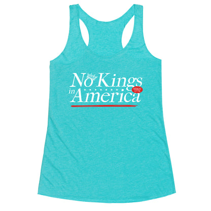 No Kings In America Anti Trump Racerback Tank