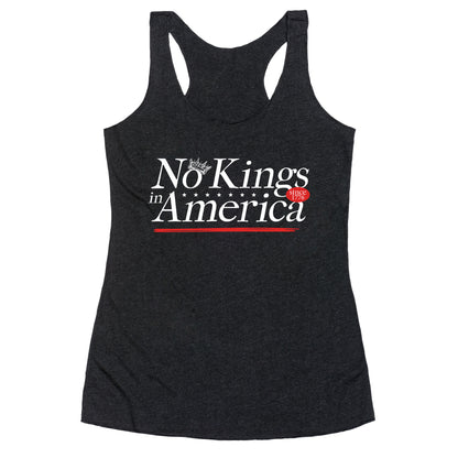 No Kings In America Anti Trump Racerback Tank