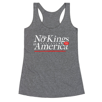 No Kings In America Anti Trump Racerback Tank