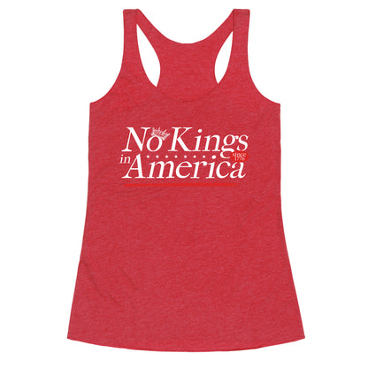 No Kings In America Anti Trump Racerback Tank