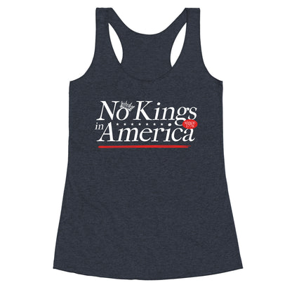 No Kings In America Anti Trump Racerback Tank