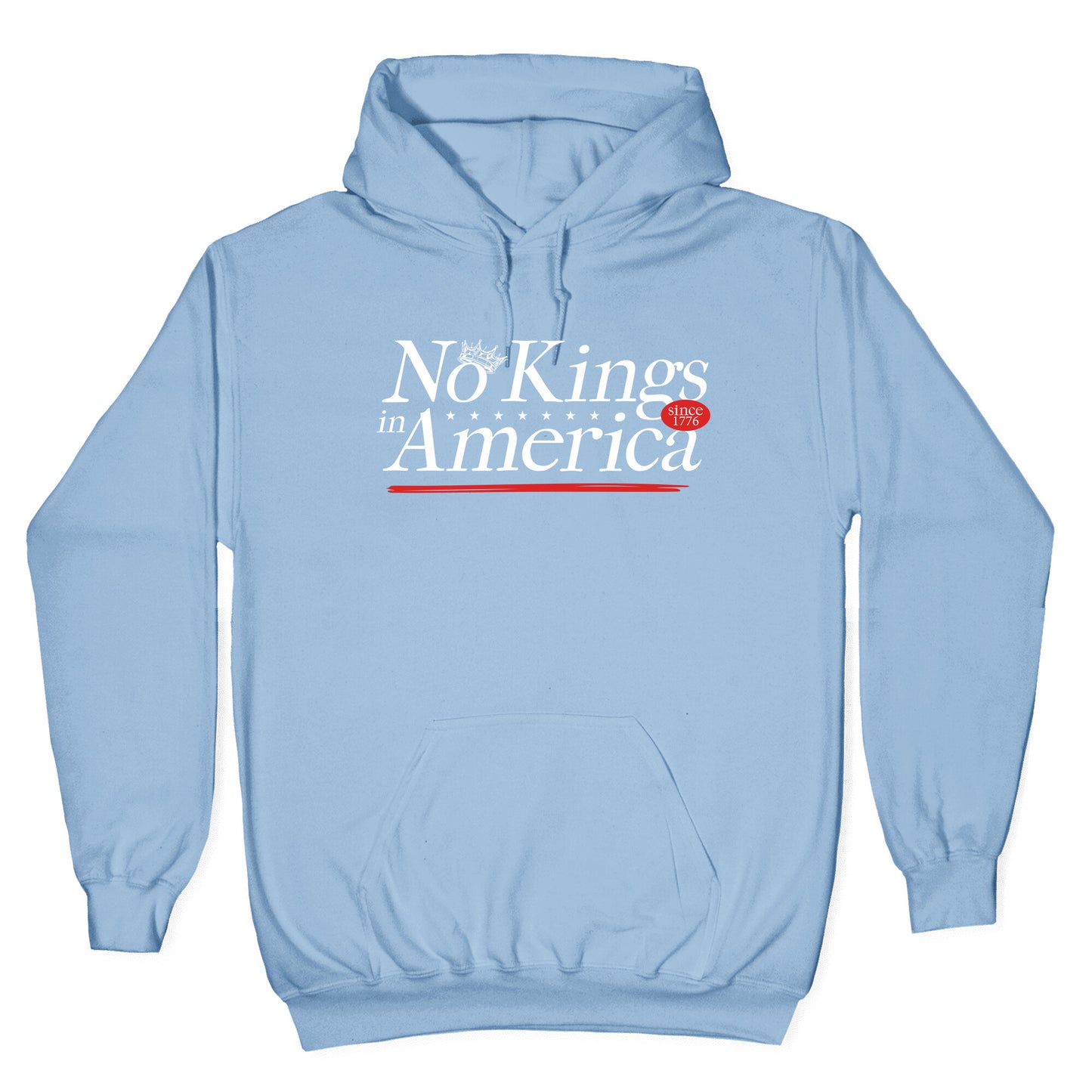 No Kings In America Anti Trump Hoodie