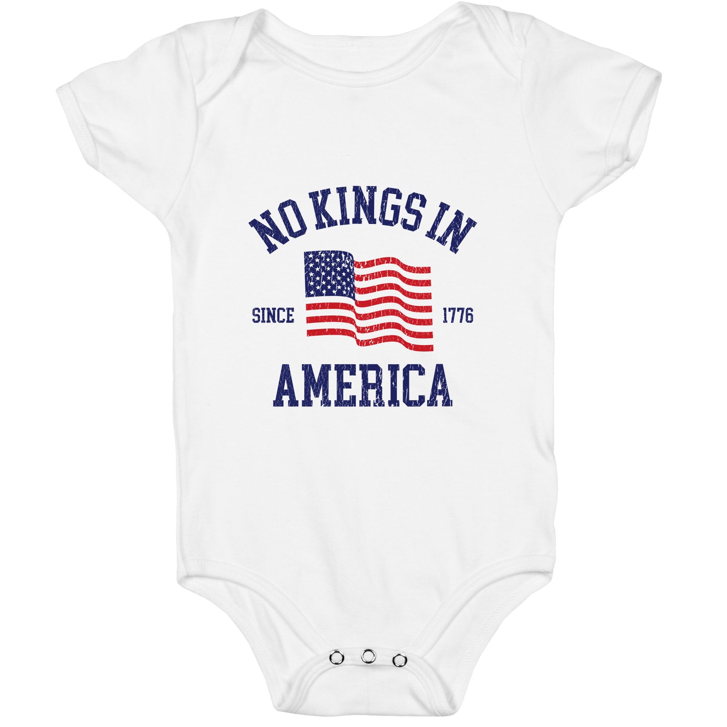 No Kings In America Since 1776 Baby One-Piece