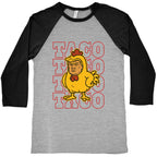 Taco Trump Baseball Tee