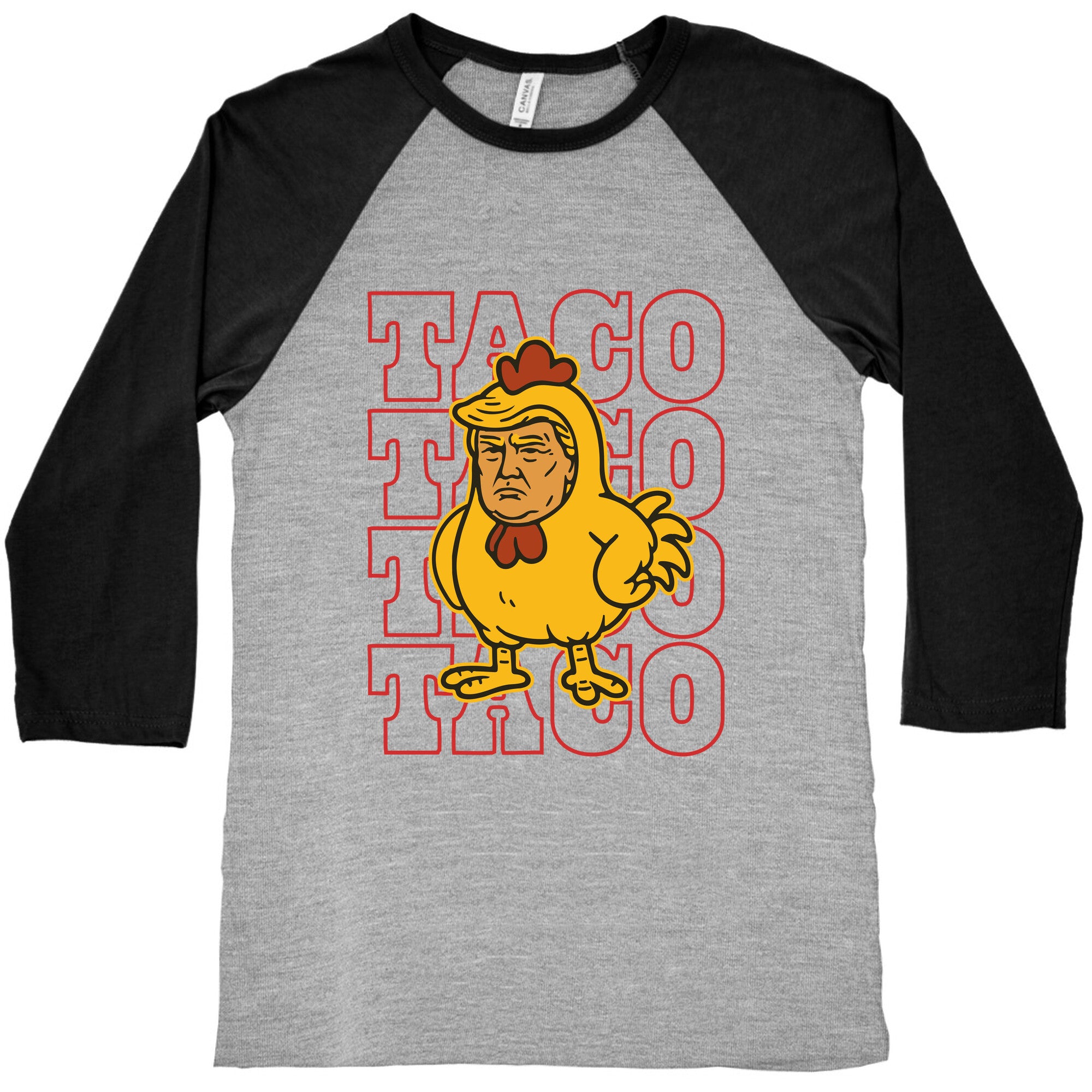Taco Trump Baseball Tee