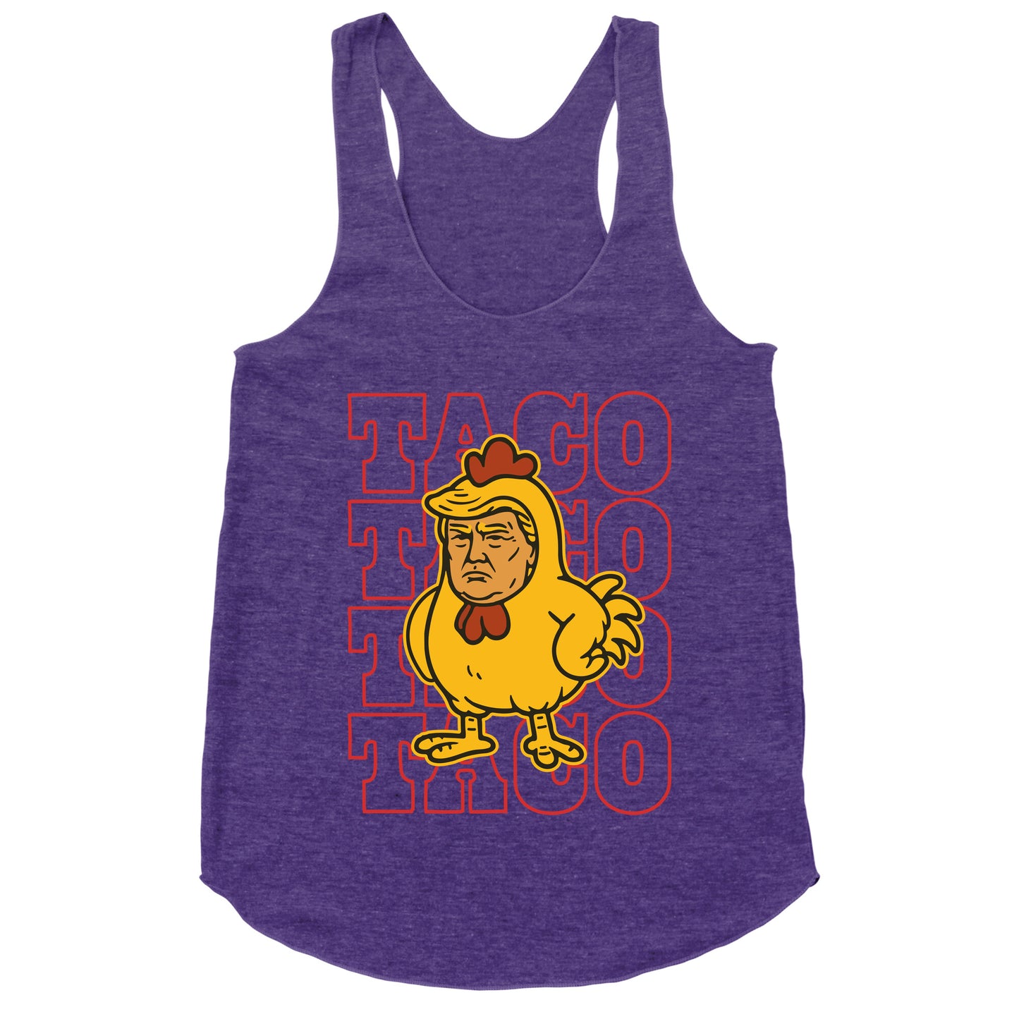 Taco Trump Racerback Tank