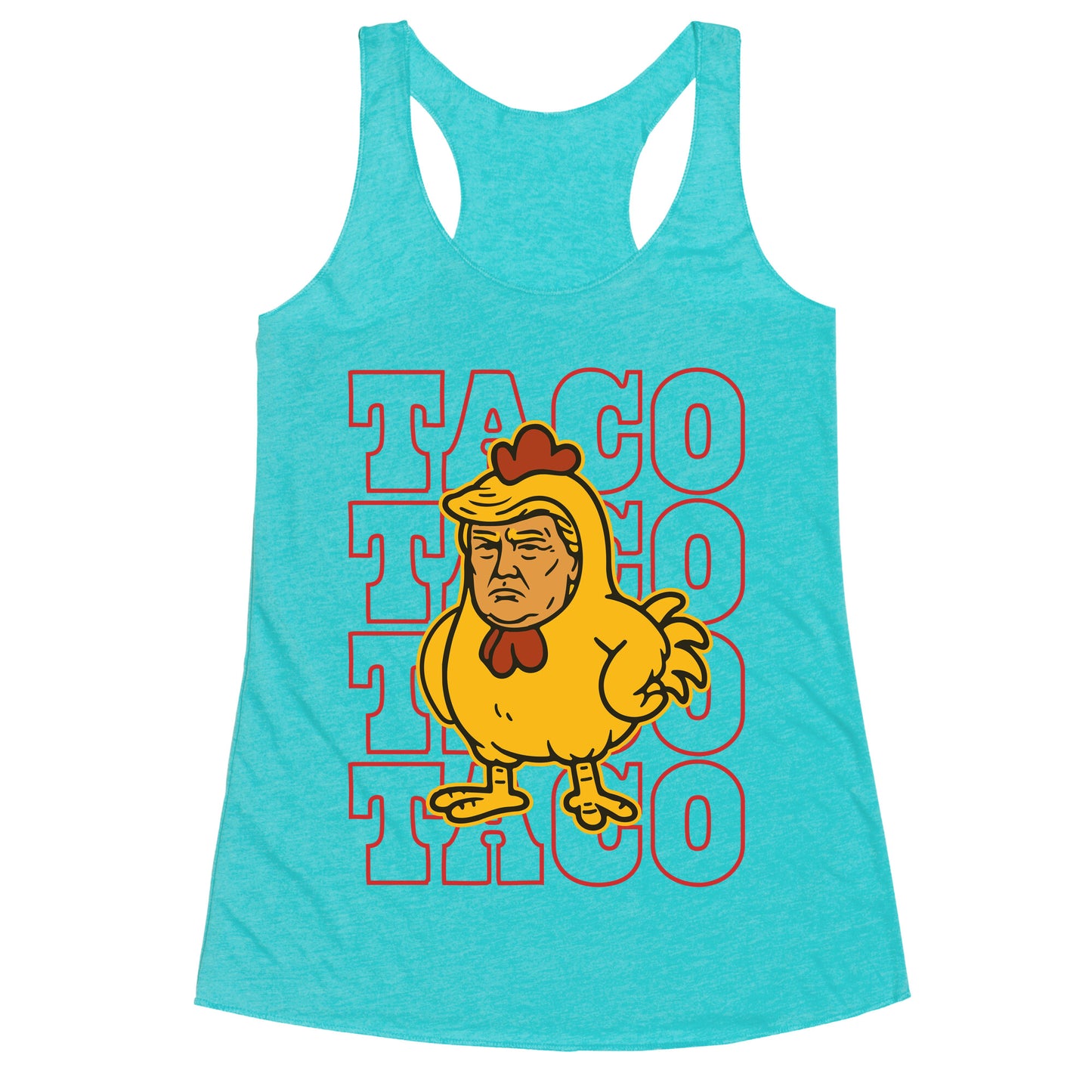 Taco Trump Racerback Tank