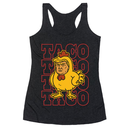 Taco Trump Racerback Tank