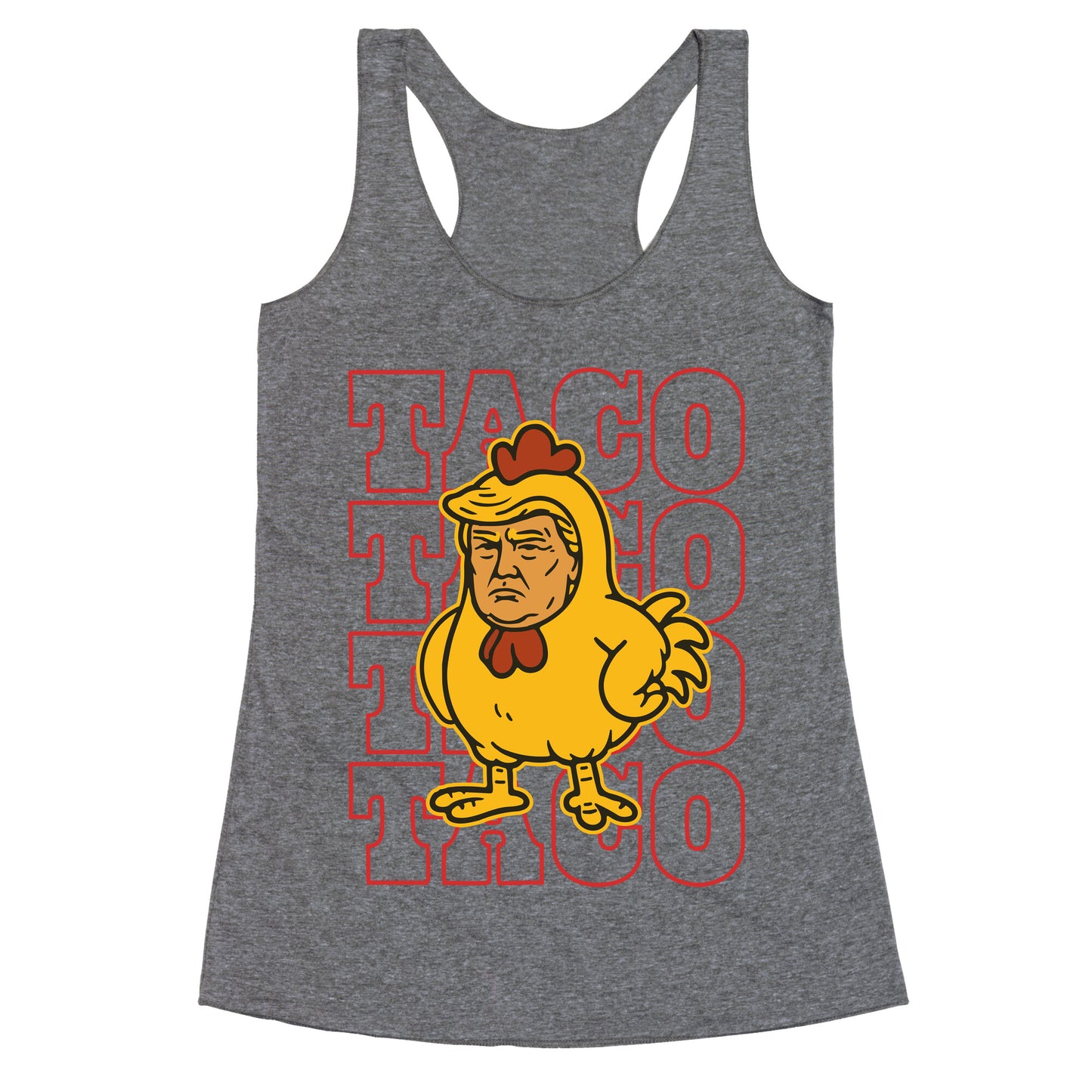 Taco Trump Racerback Tank