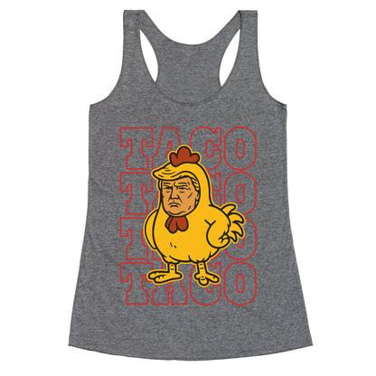 Taco Trump Racerback Tank