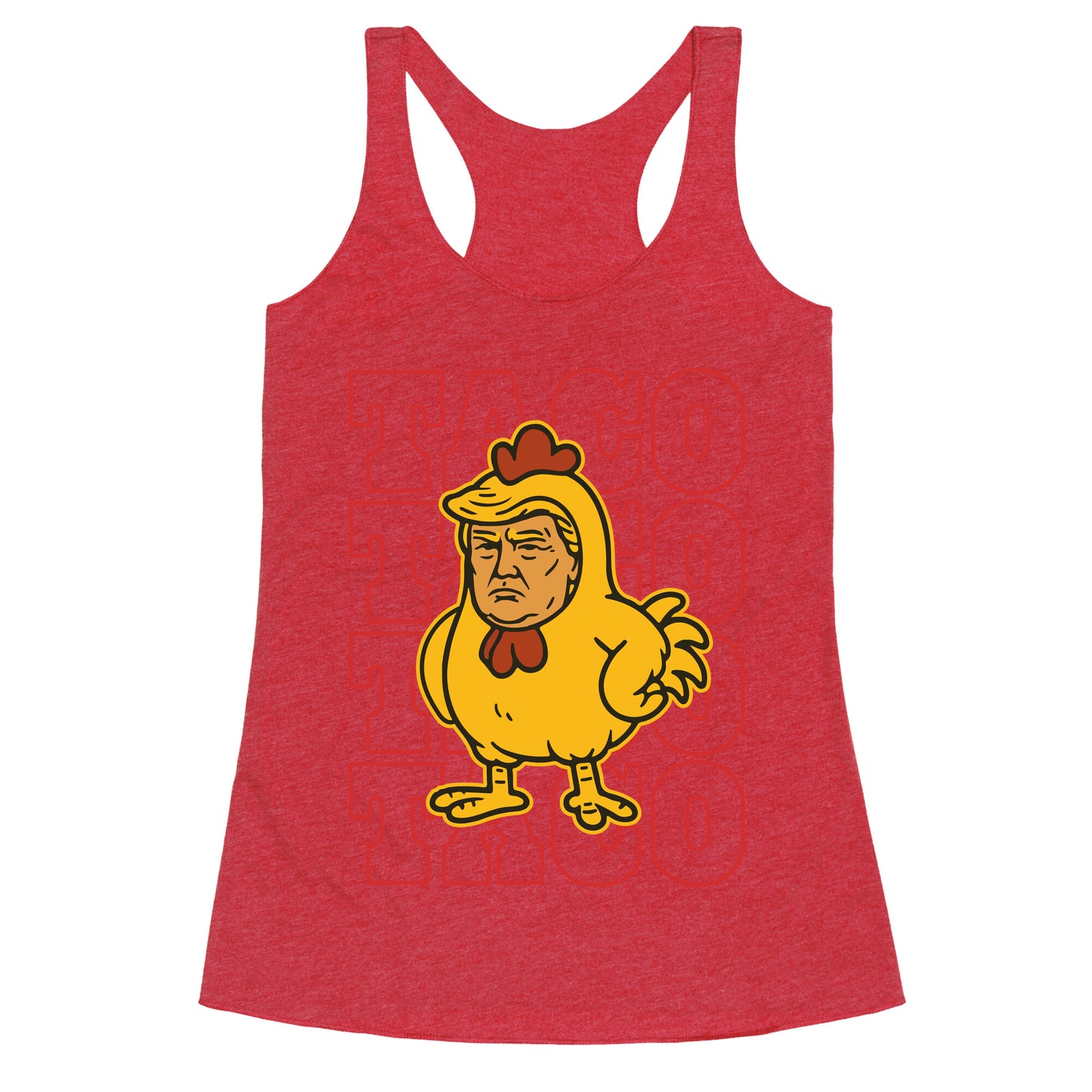 Taco Trump Racerback Tank