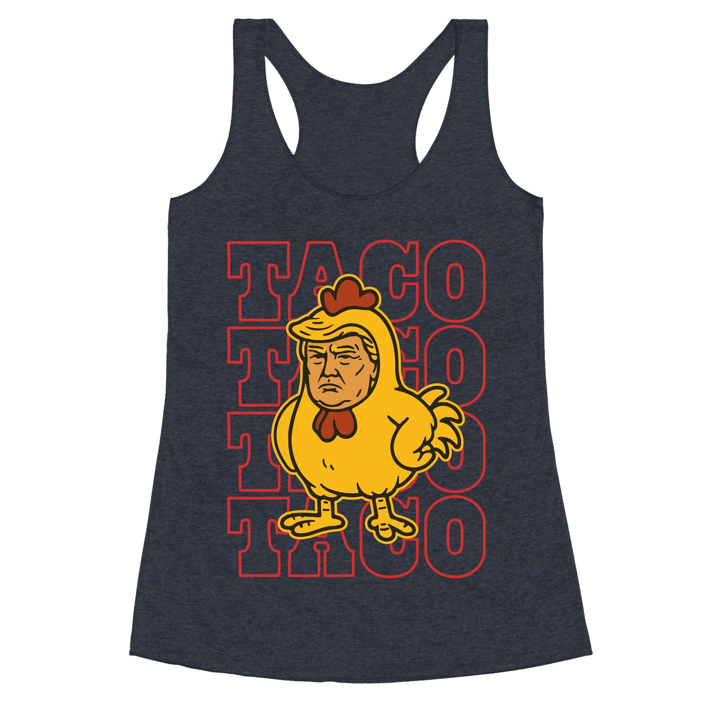 Taco Trump Racerback Tank