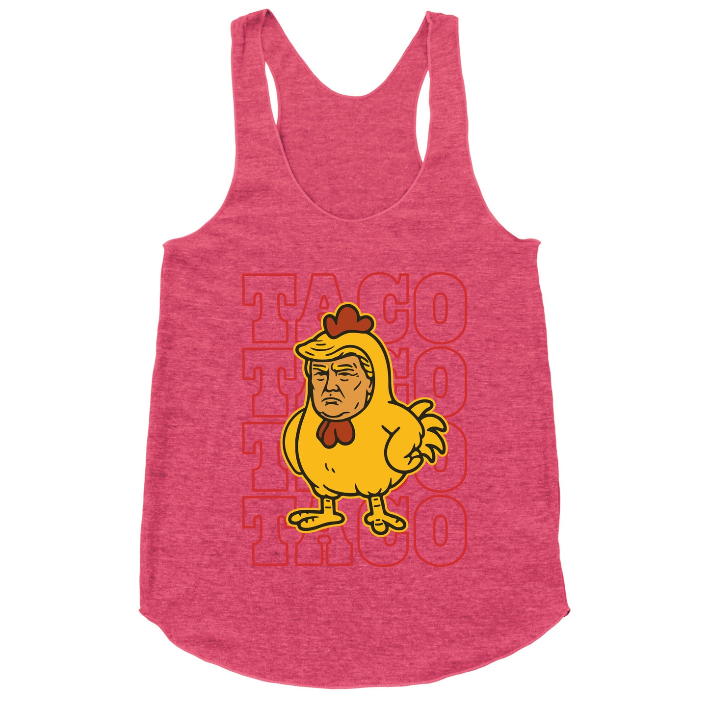 Taco Trump Racerback Tank