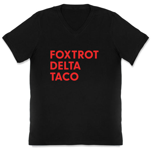 Foxtrot Delta Taco Trump V-Neck