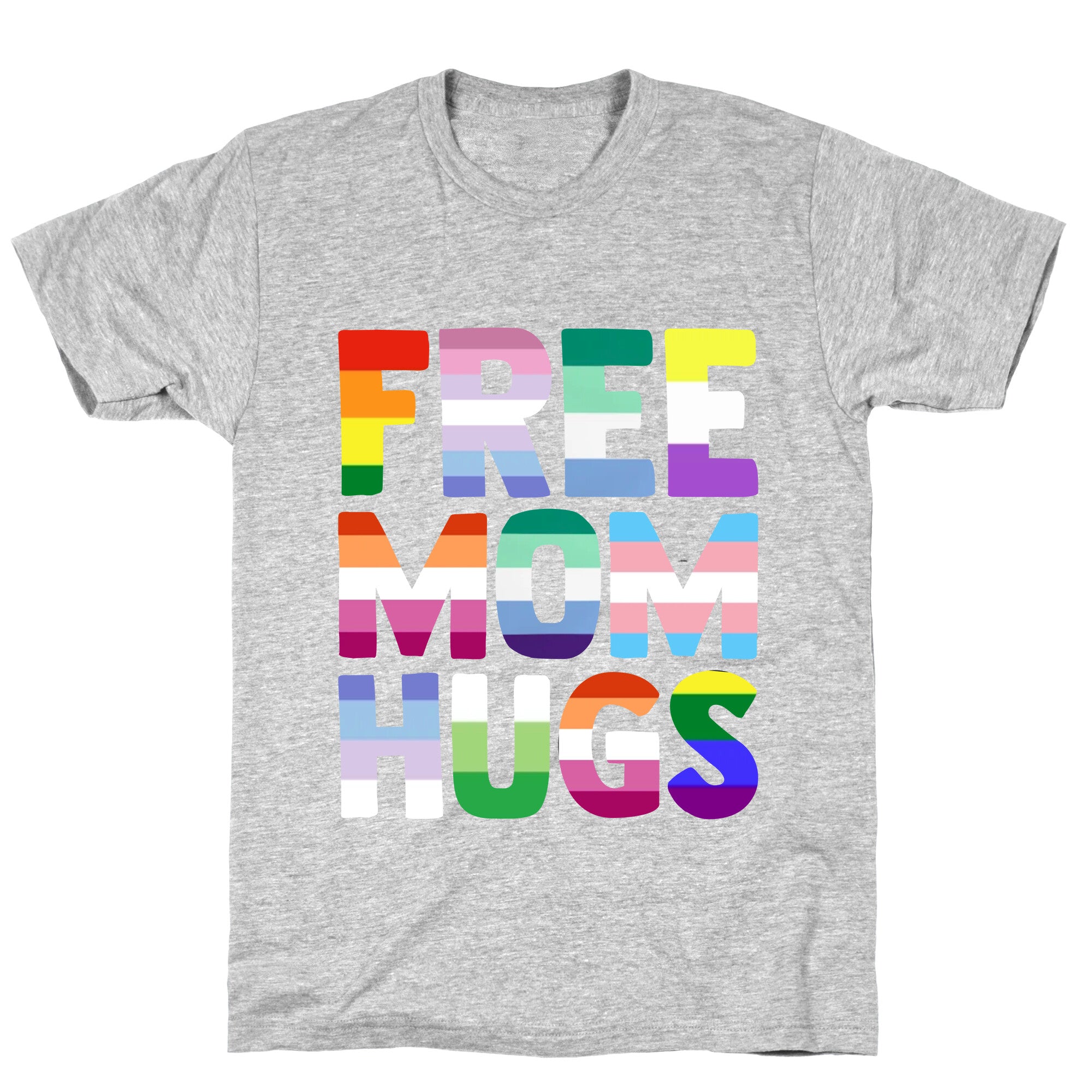 Free Mom Hugs Rainbow T-Shirt