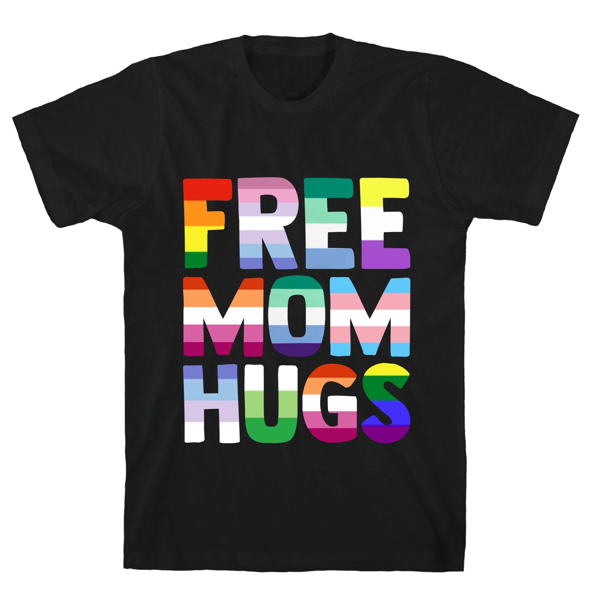 Free Mom Hugs Rainbow T-Shirt