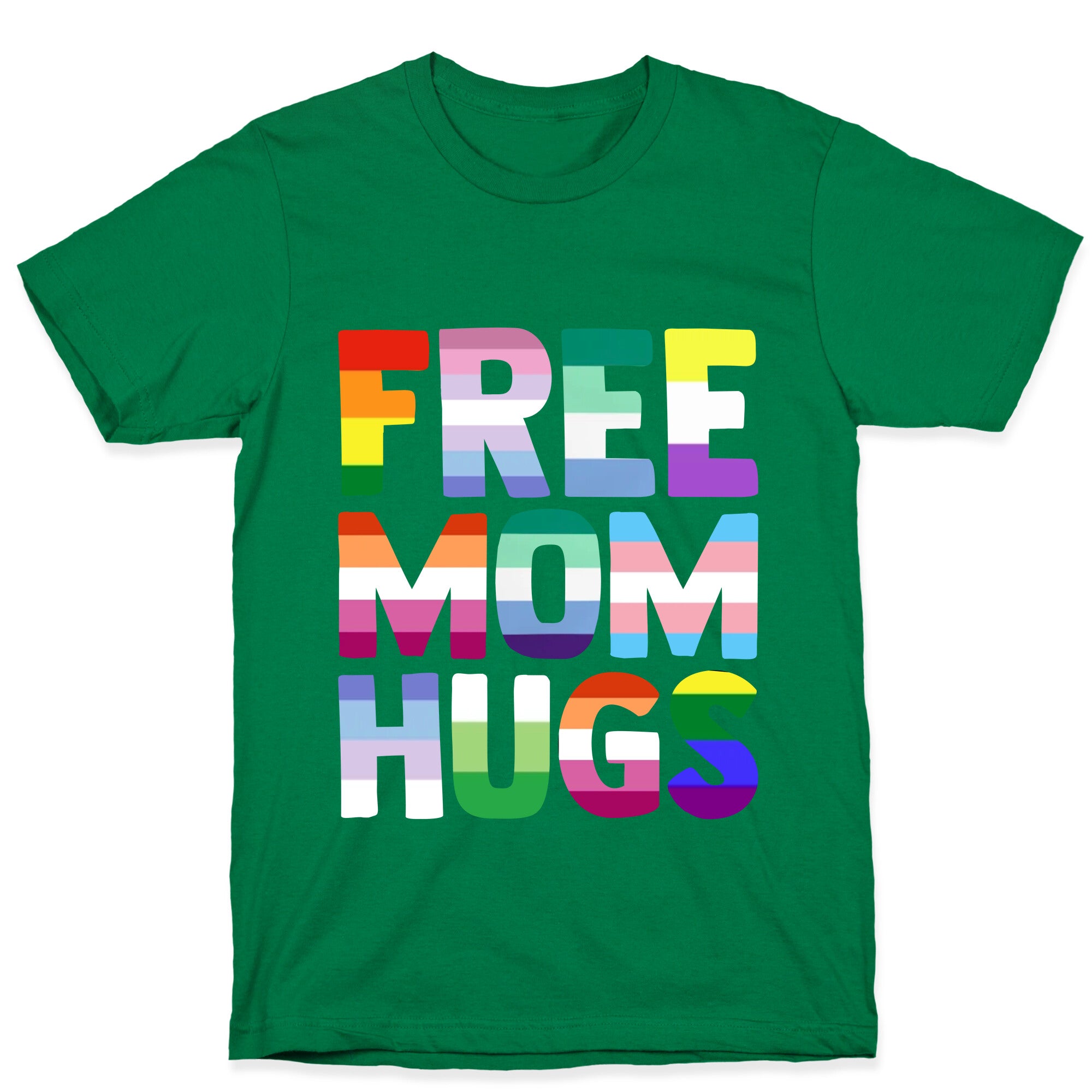 Free Mom Hugs Rainbow T-Shirt