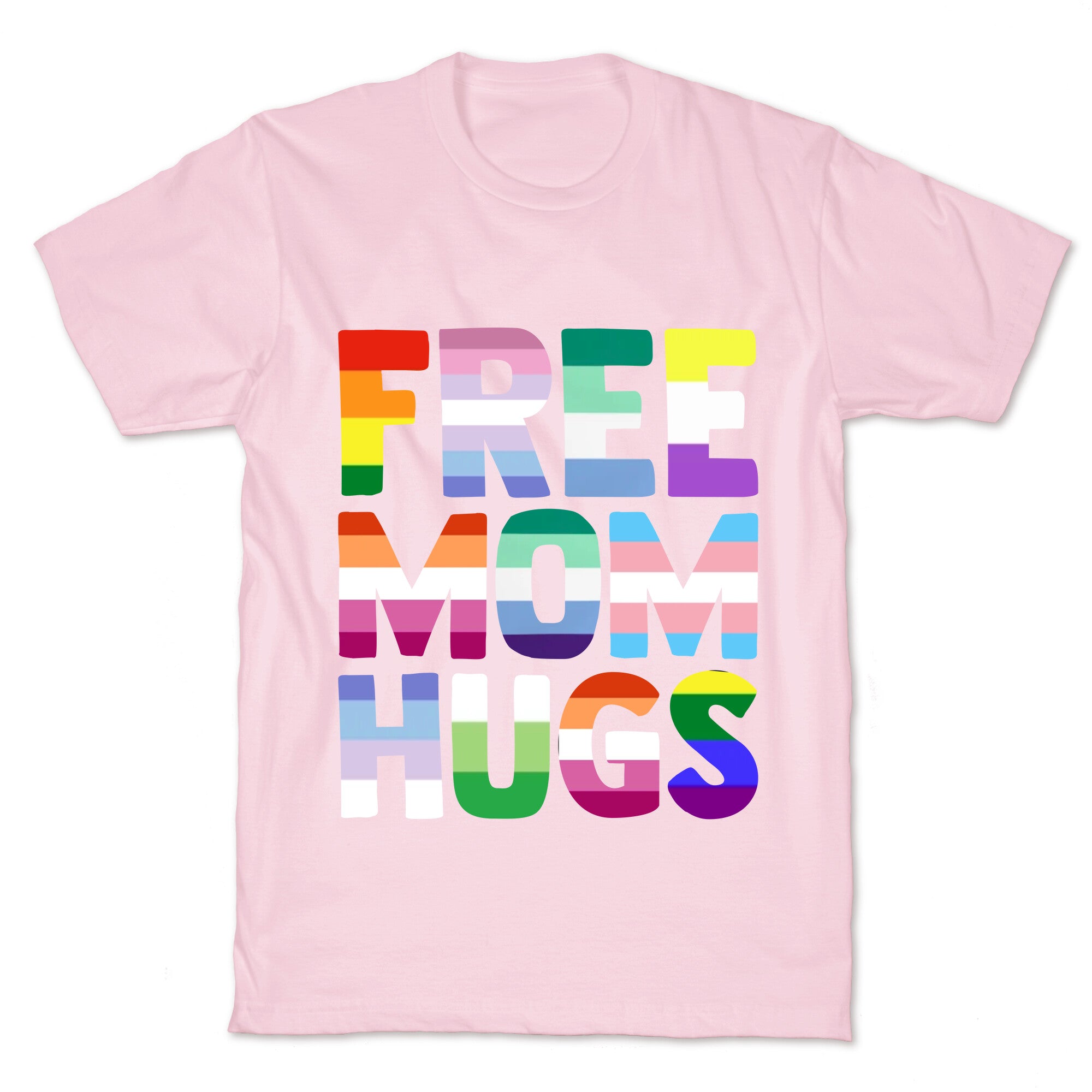 Free Mom Hugs Rainbow T-Shirt