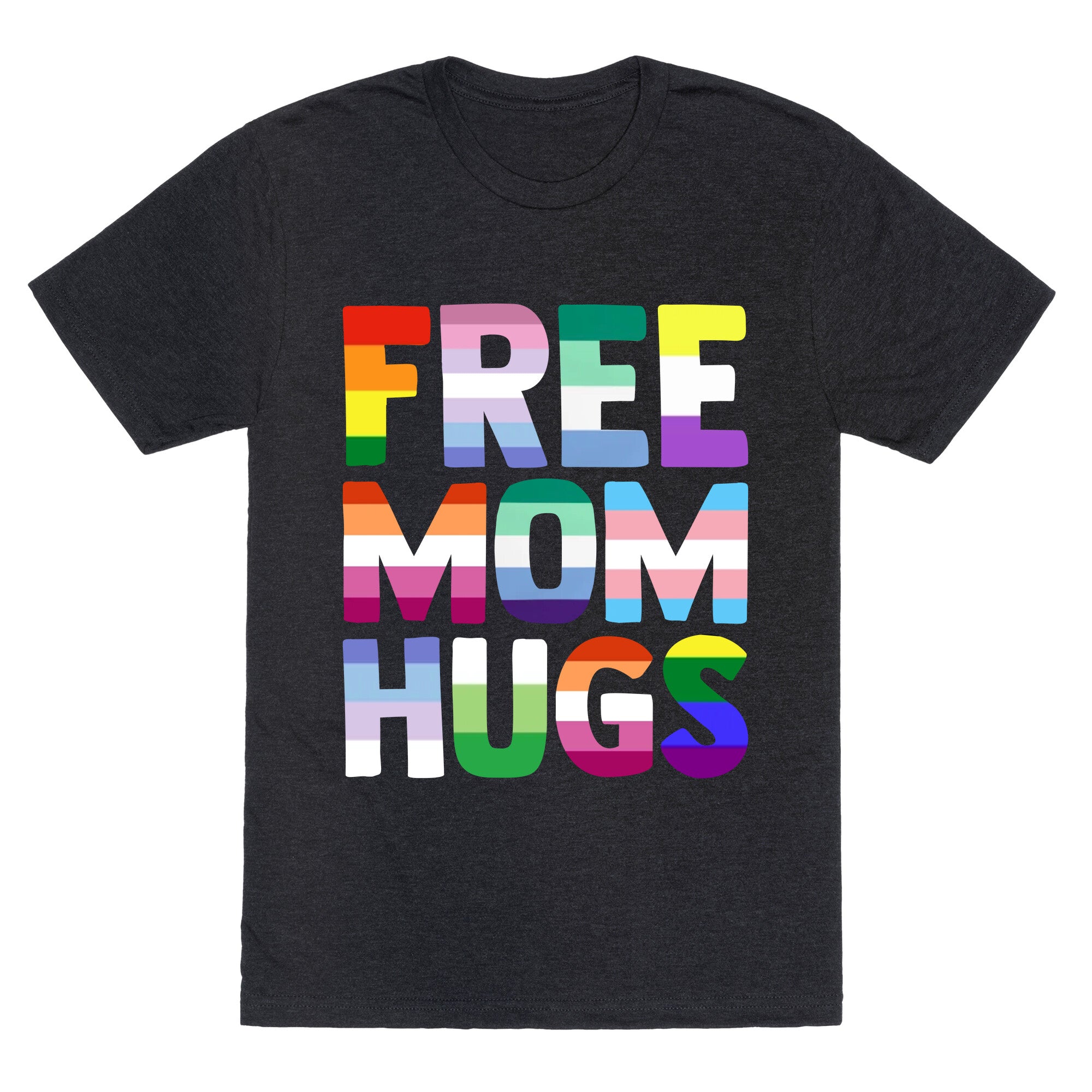 Free Mom Hugs Rainbow Unisex Triblend Tee