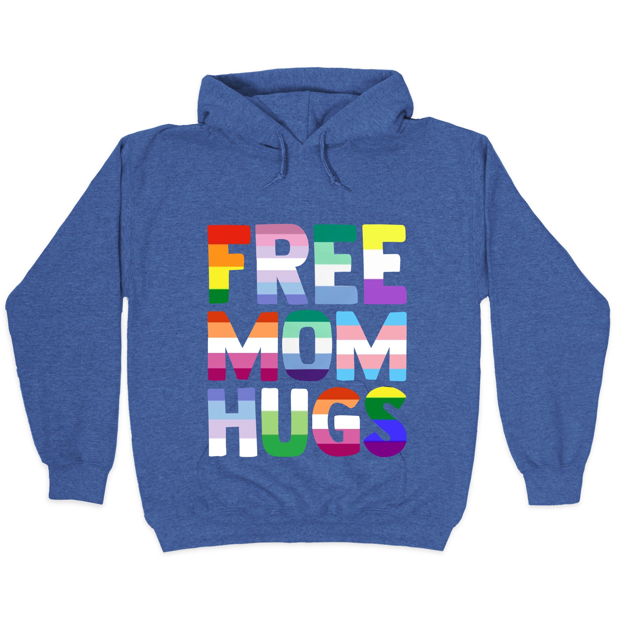 Free Mom Hugs Rainbow Hoodie