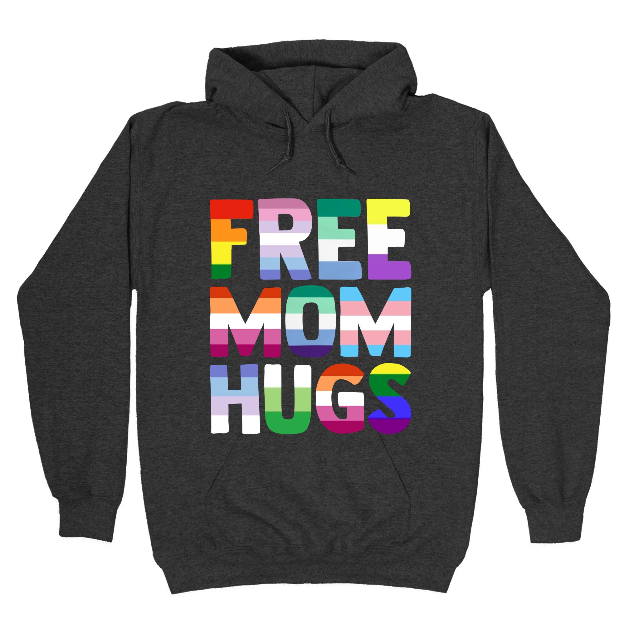 Free Mom Hugs Rainbow Hoodie