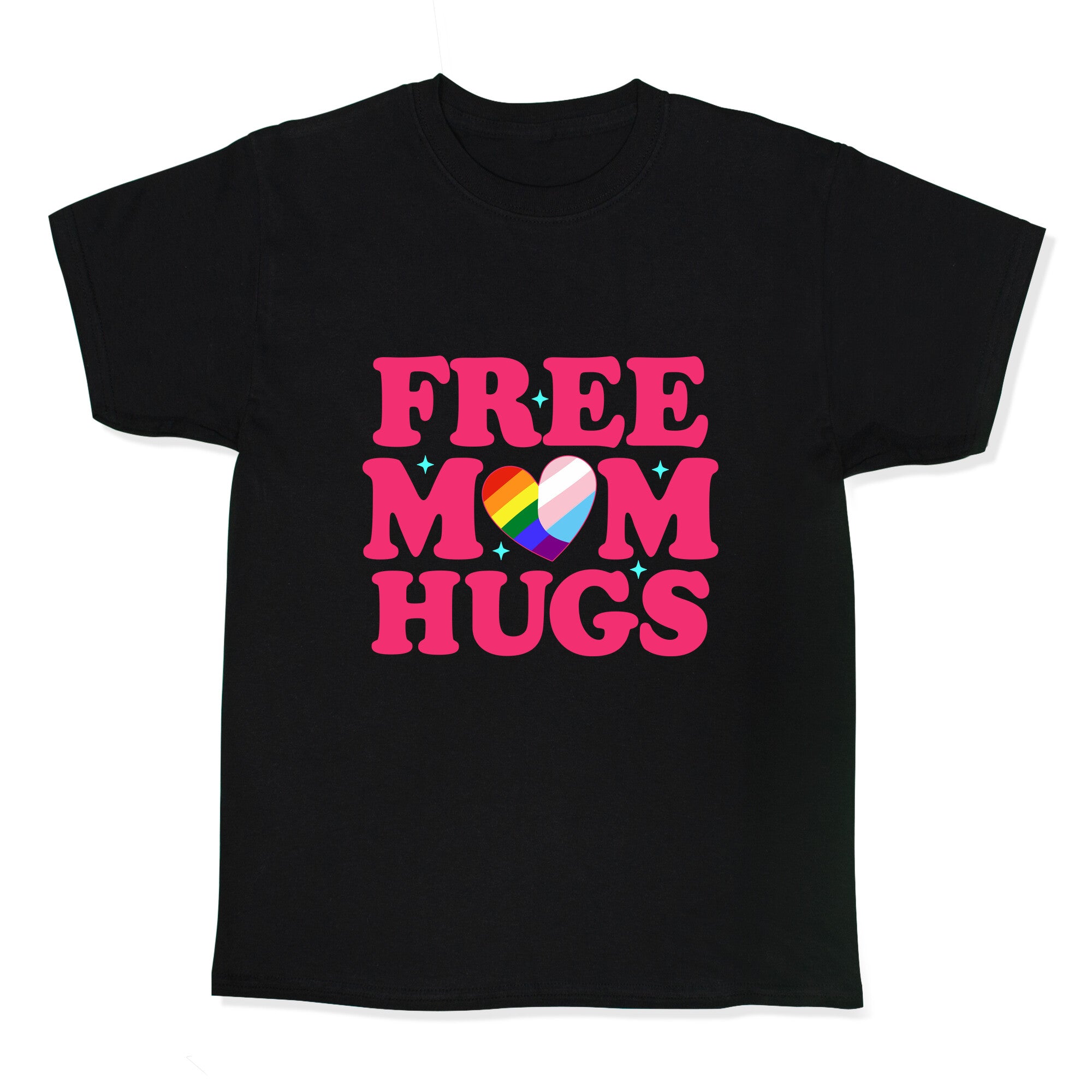 Free Mom Hugs Pride Kids Tee