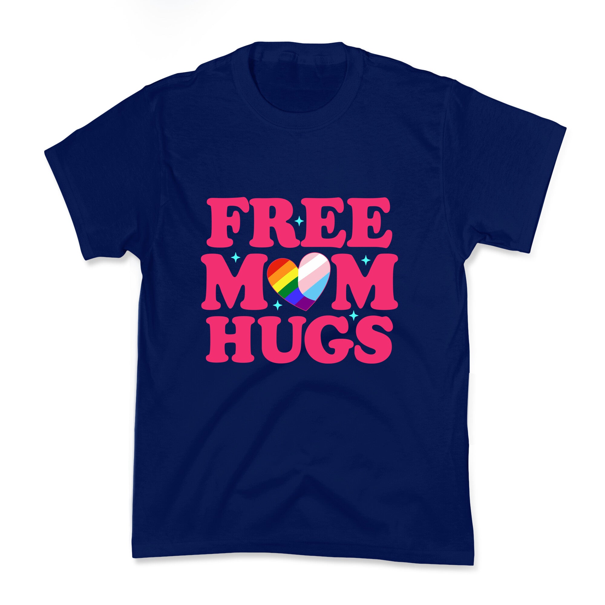 Free Mom Hugs Pride Kids Tee