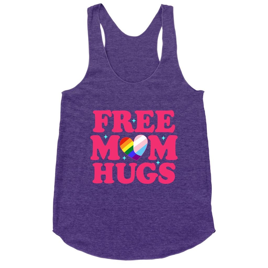 Free Mom Hugs Pride Racerback Tank
