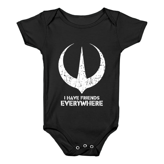 I Have Friends Everywhere Baby One-Piece