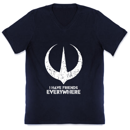 I Have Friends Everywhere V-Neck