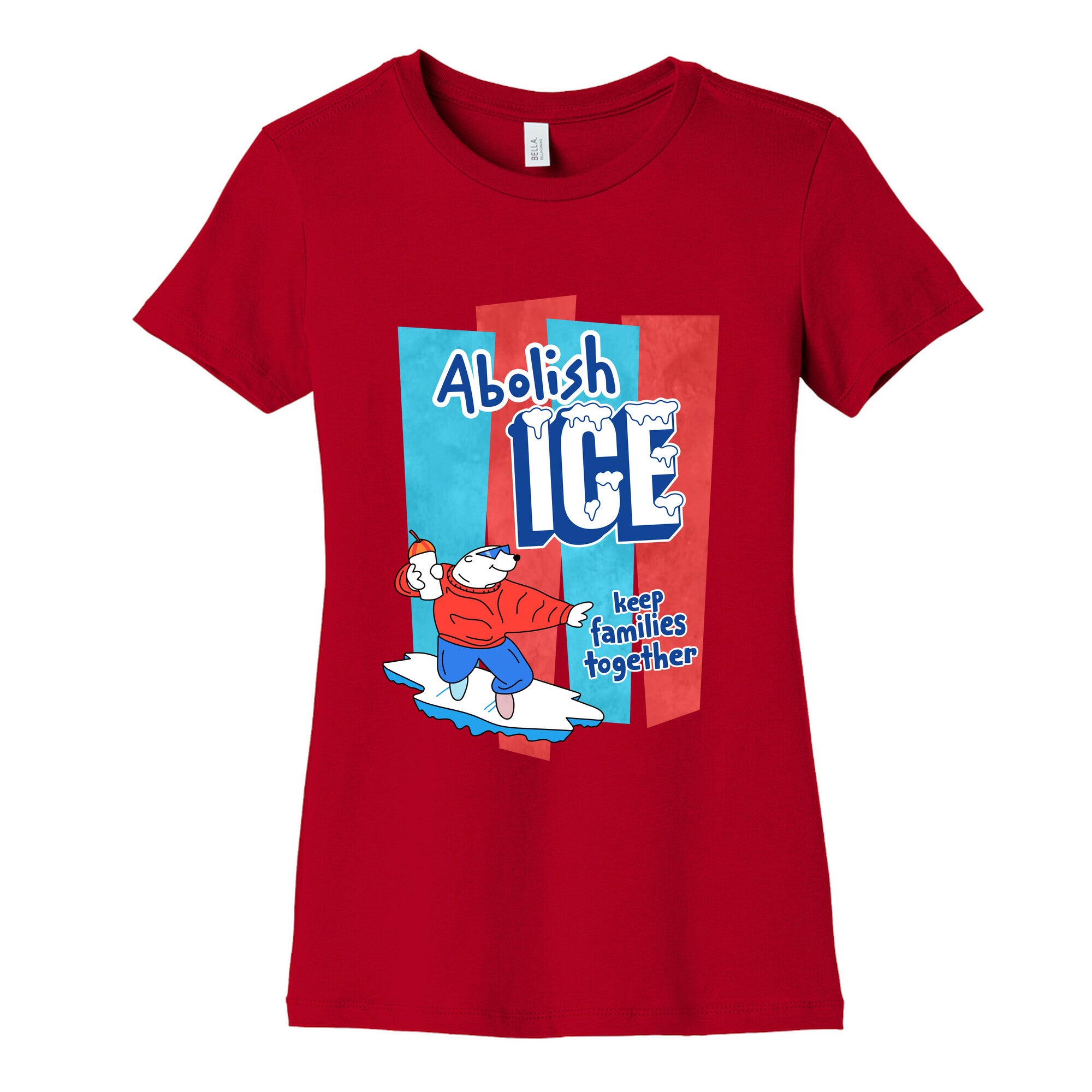 Abolish Ice Womens Cotton Tee