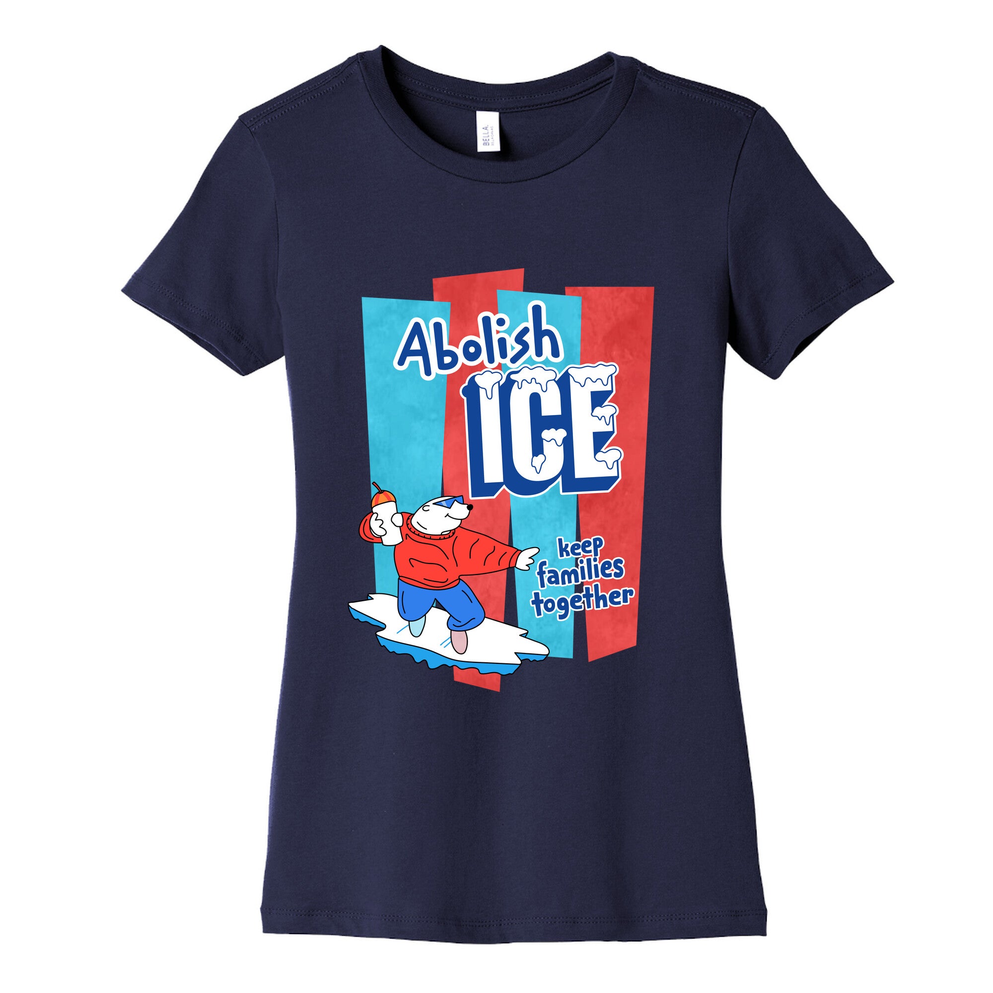 Abolish Ice Womens Cotton Tee