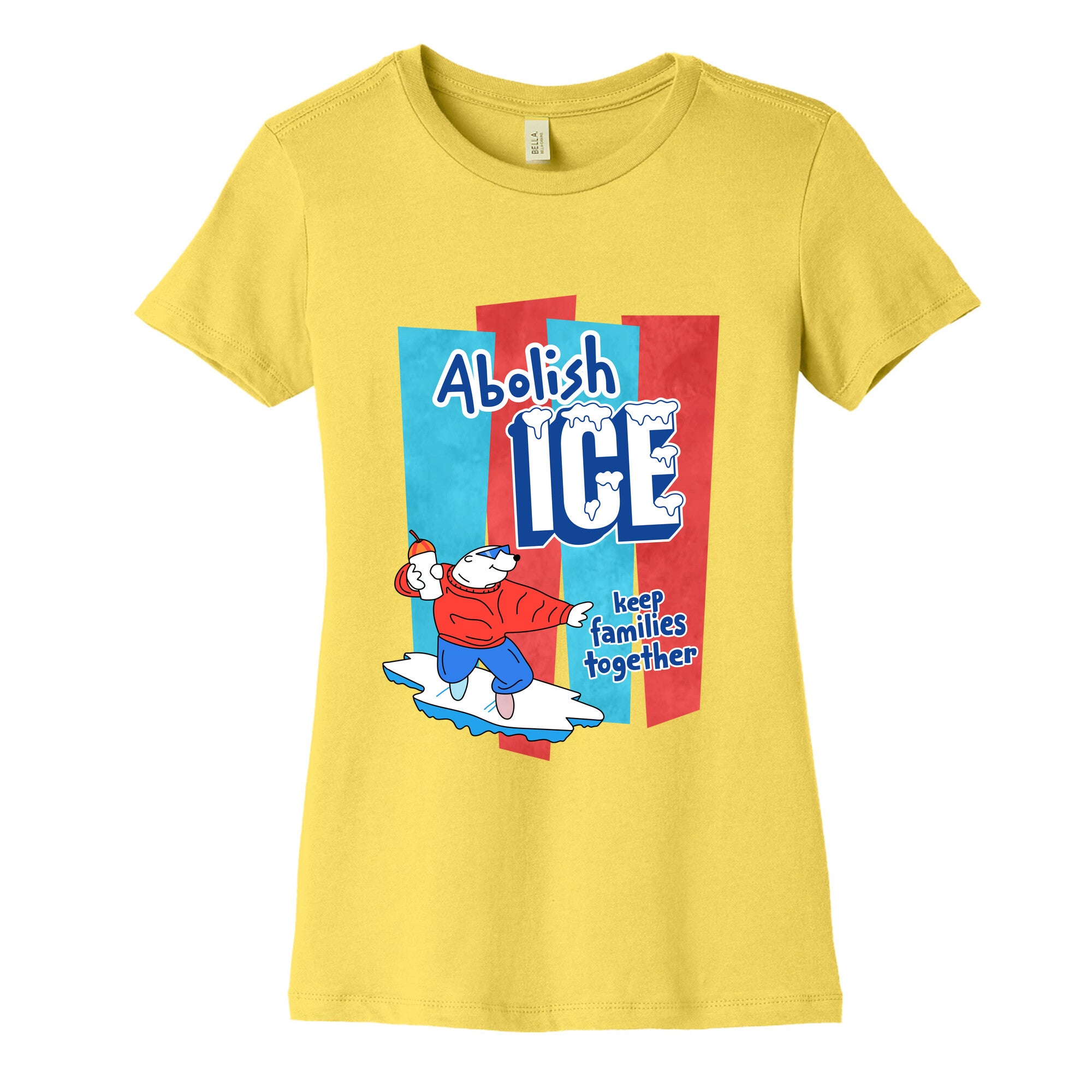 Abolish Ice Womens Cotton Tee