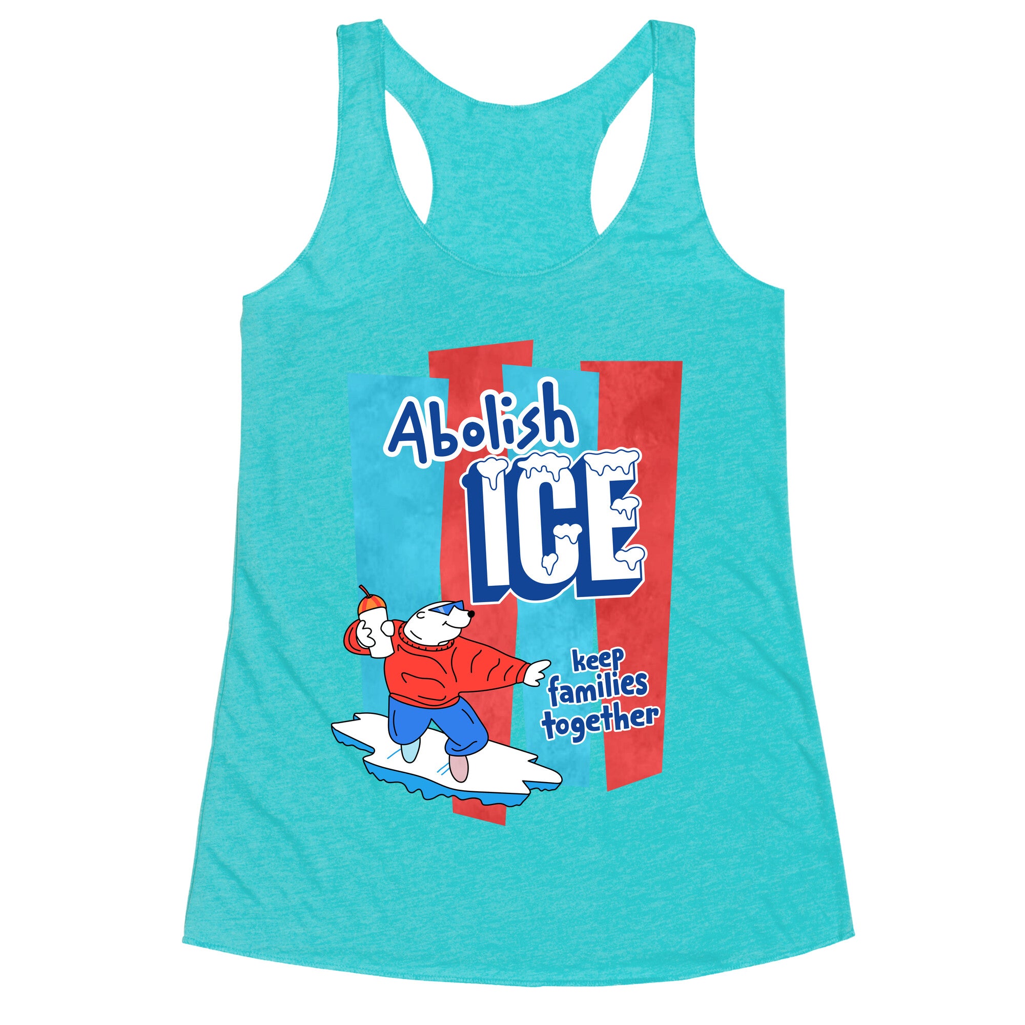 Abolish Ice Racerback Tank