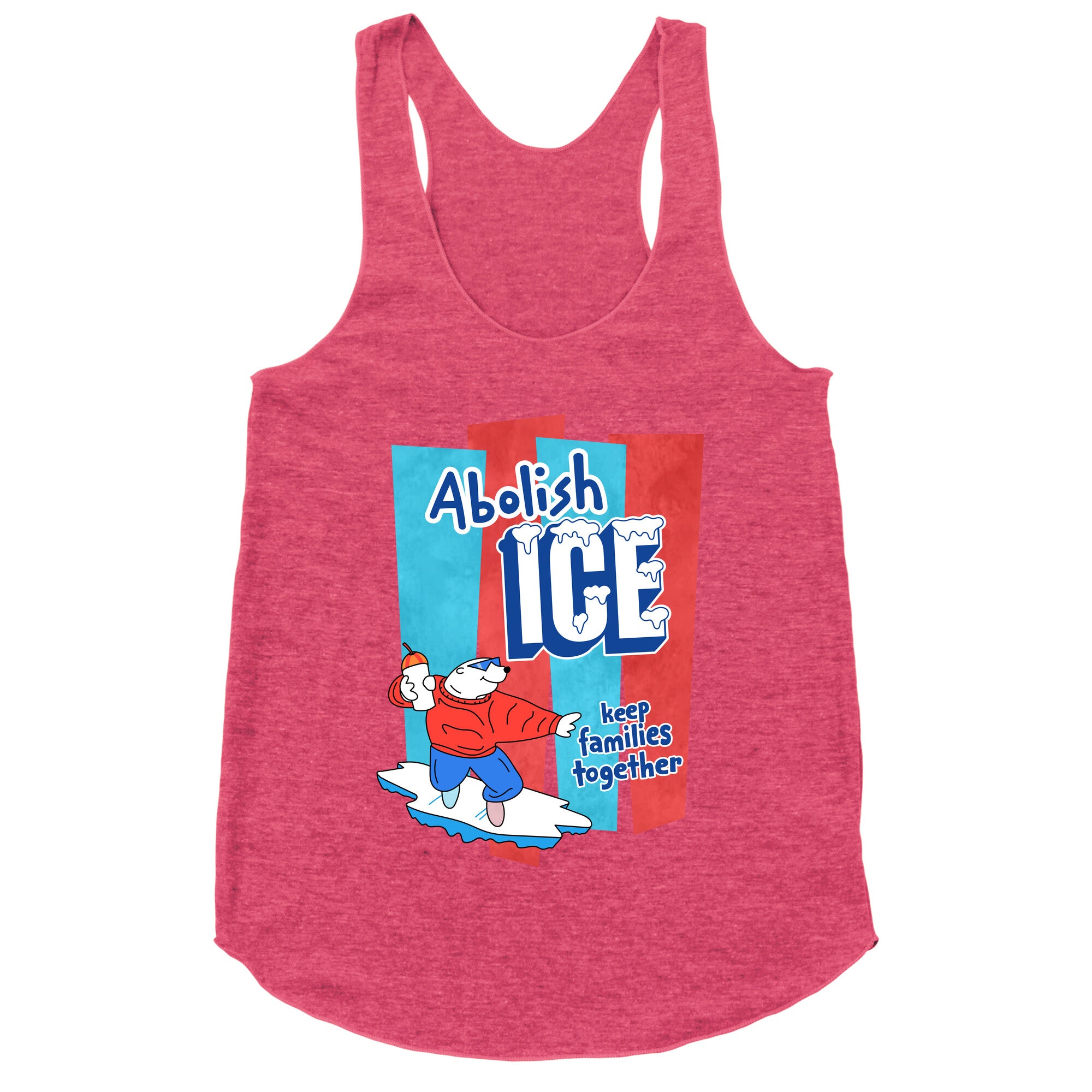 Abolish Ice Racerback Tank