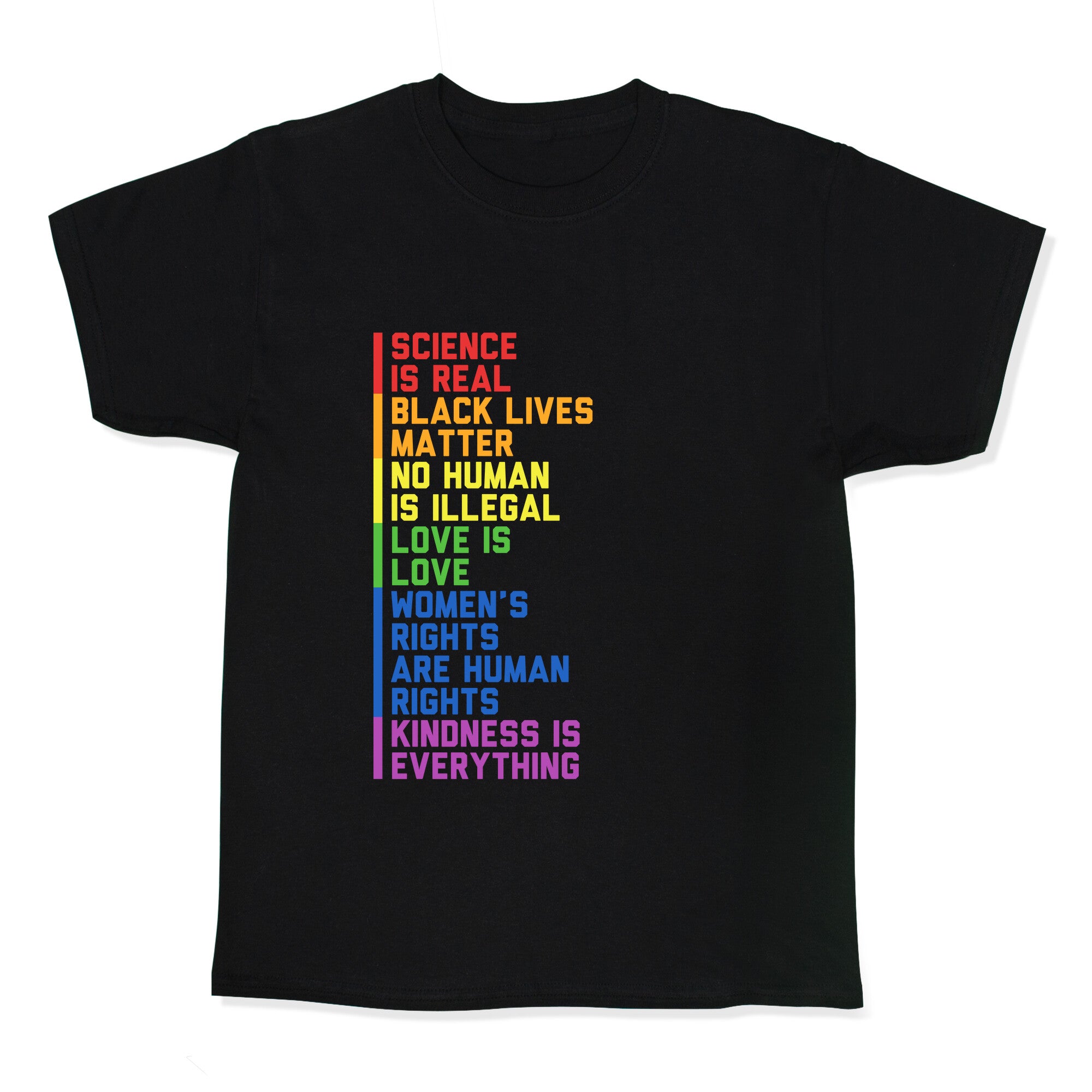 No Human Is Illegal Statement Kids Tee