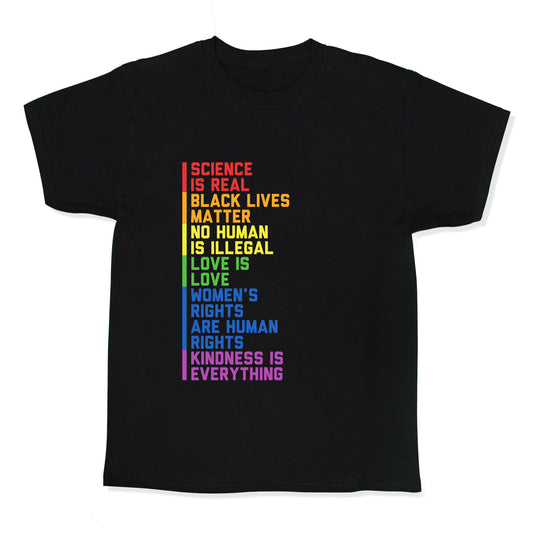 No Human Is Illegal Statement Kids Tee