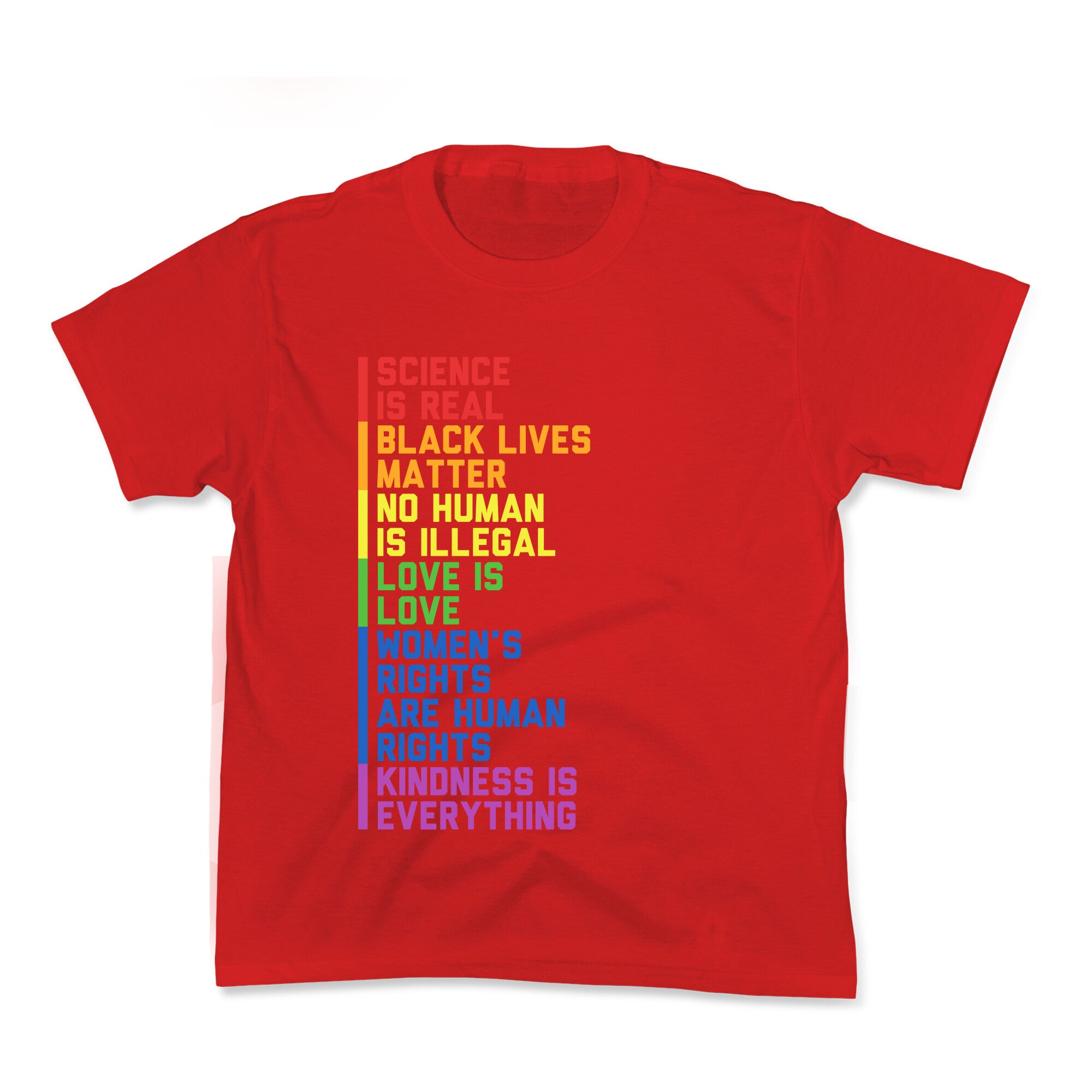 No Human Is Illegal Statement Kids Tee
