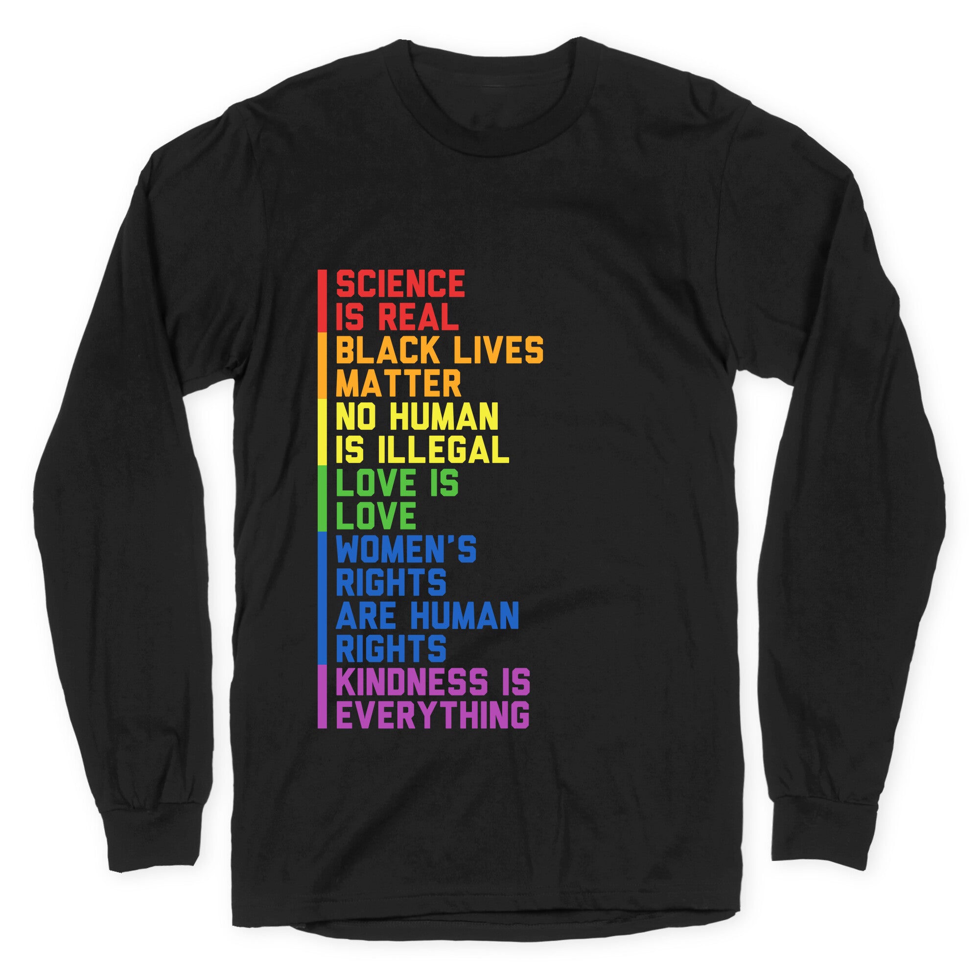 No Human Is Illegal Statement Longsleeve Tee