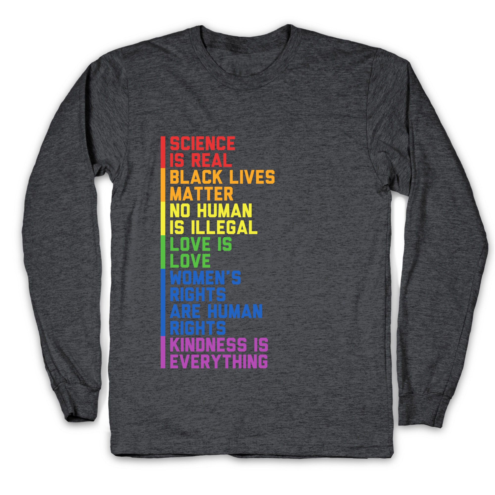 No Human Is Illegal Statement Longsleeve Tee