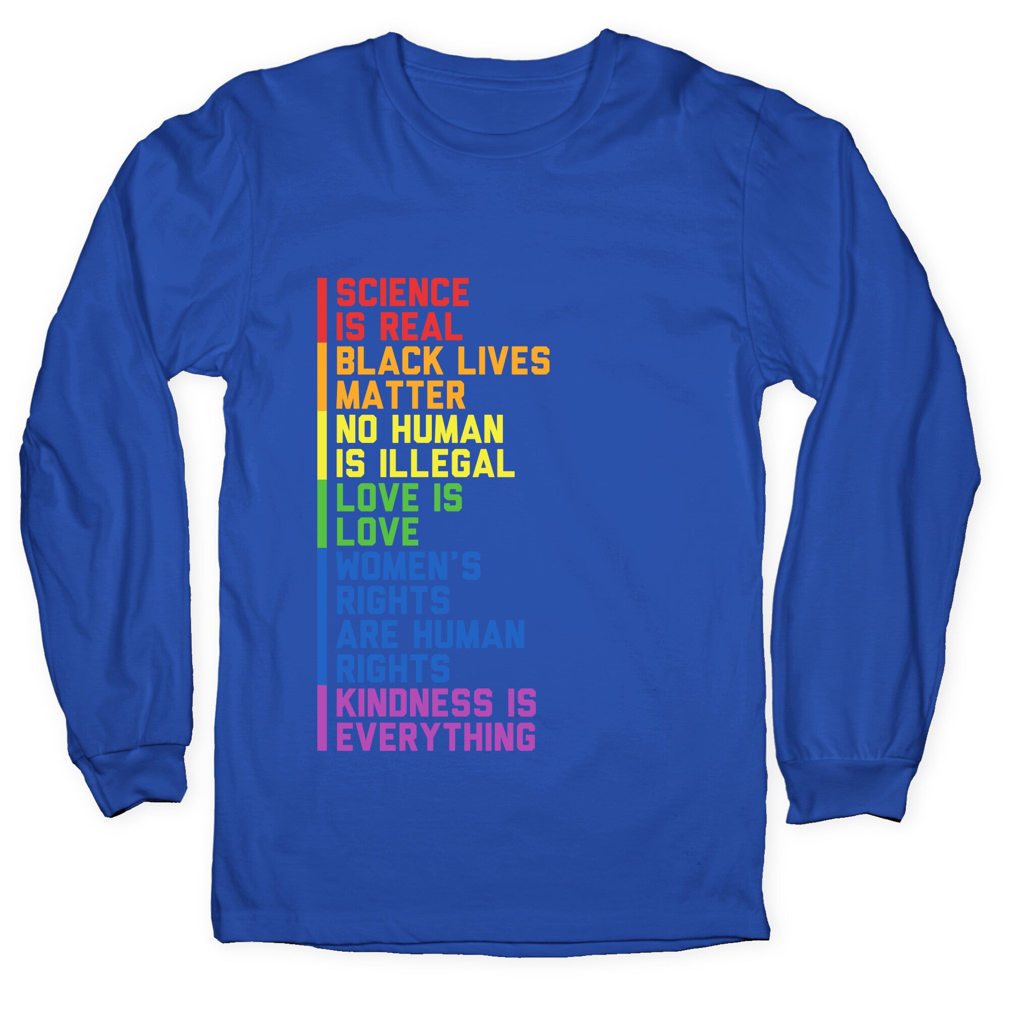 No Human Is Illegal Statement Longsleeve Tee