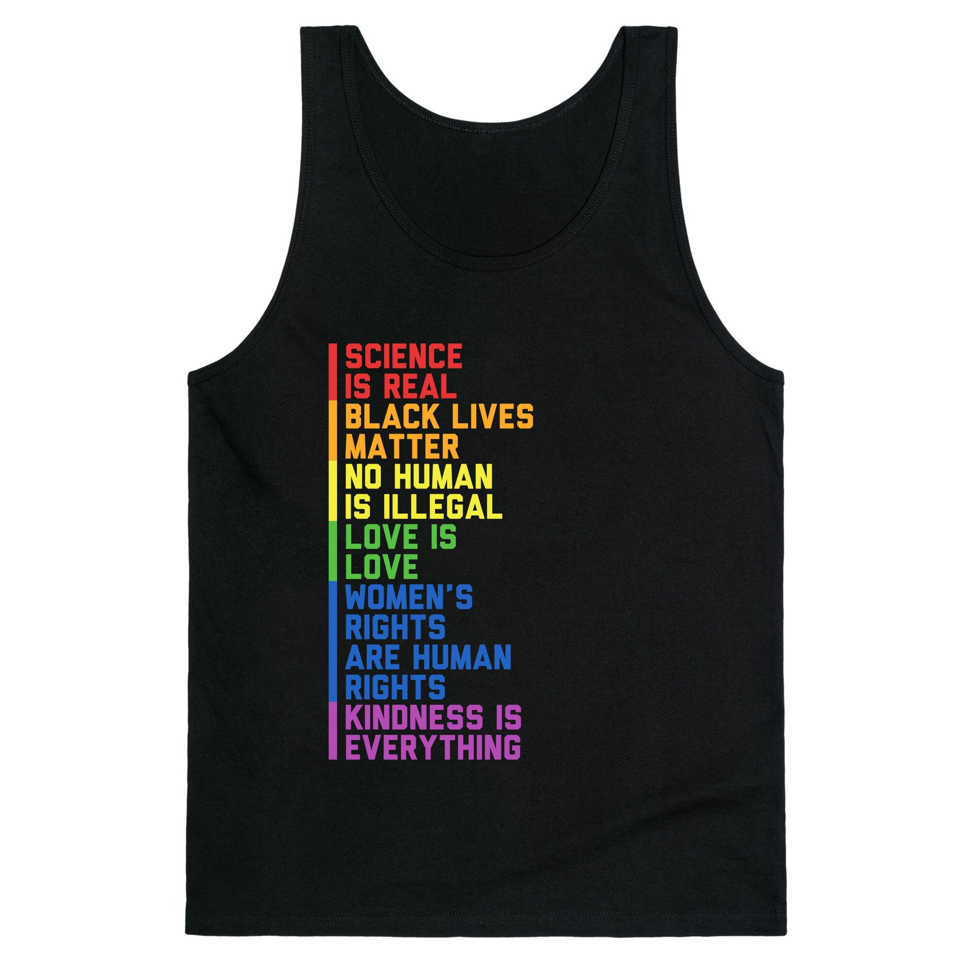 No Human Is Illegal Statement Tank Top